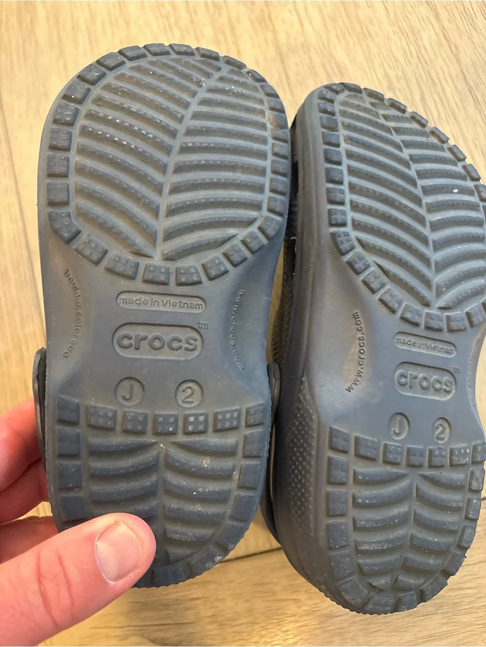 CROCS Kids Classic Clogs in Navy
